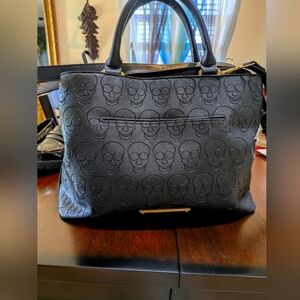 Betsey Johnson skull purse (frayed handles)